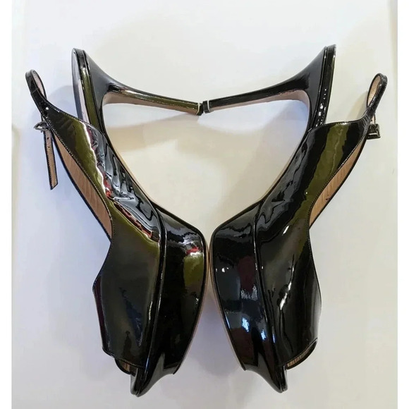 Nicholas Kirkwood Peep Toe Slingback Heel - Picture 6 of 12